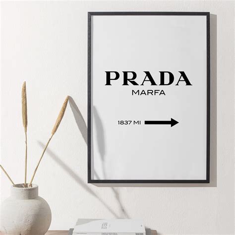 prada marfa poster 50x70|Prada marfa print.